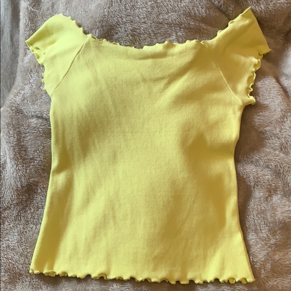 Off the shoulder top!